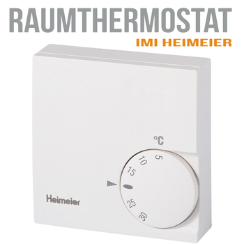 Heimeier Raumthermostat 230 V weiß Temperatur Regler Steuerung 1936-00.500