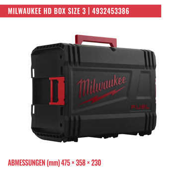 Milwaukee HD Box Size / Größe 3 Werkzeugbox Werkzeugkiste Heavy Duty 4932453386	