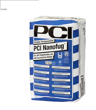 PCI Nanofug - Flexfugenmörtel 15 kg Weiß 20 