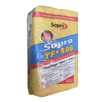 SOPRO TF+ TitecFuge Plus Fugenmörtel Mörtel 15 KG Schwarz 90