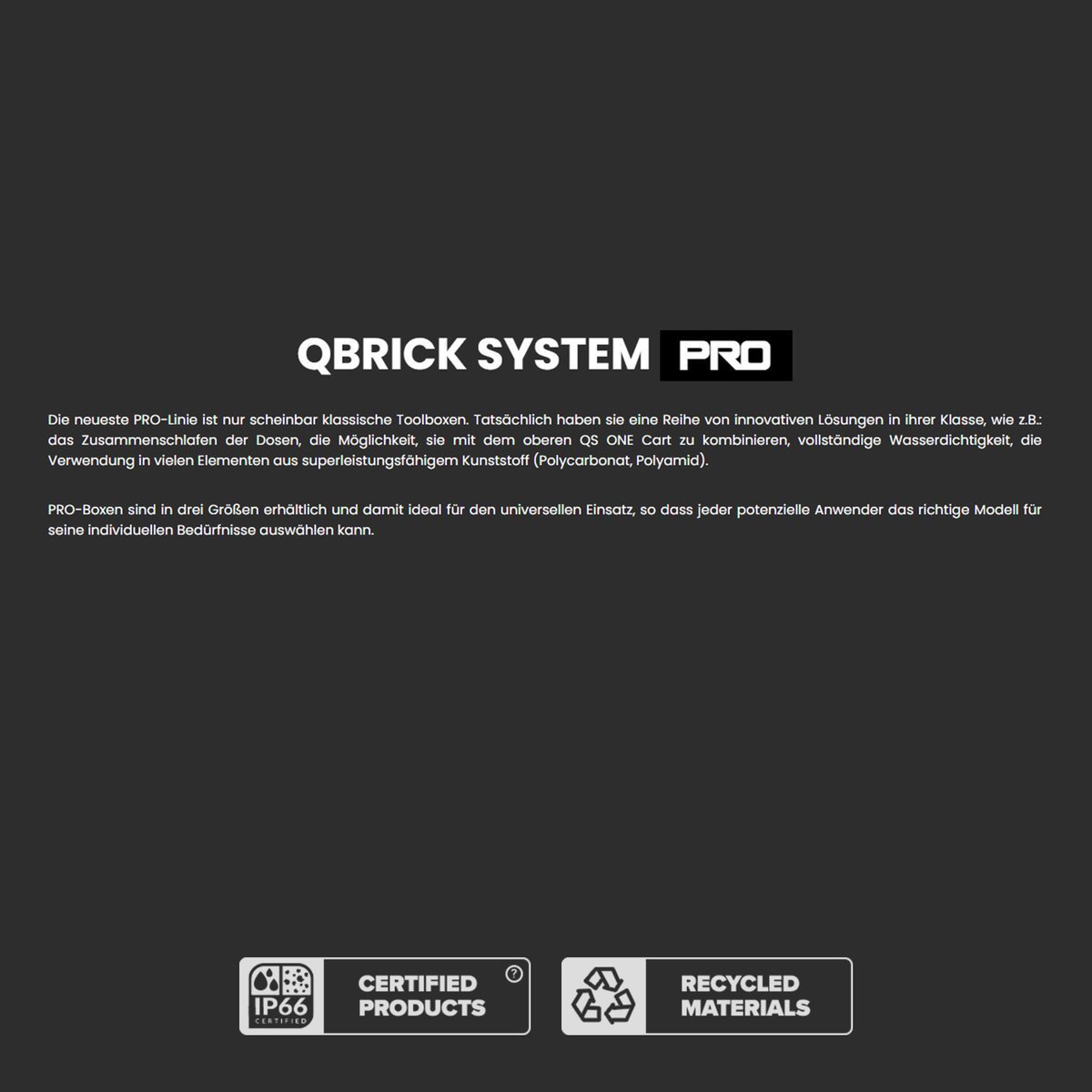 Werkzeugkoffer QBRICK SYSTEM PRO mit MOUSSE SCHUTZ sicher werkzeuge 