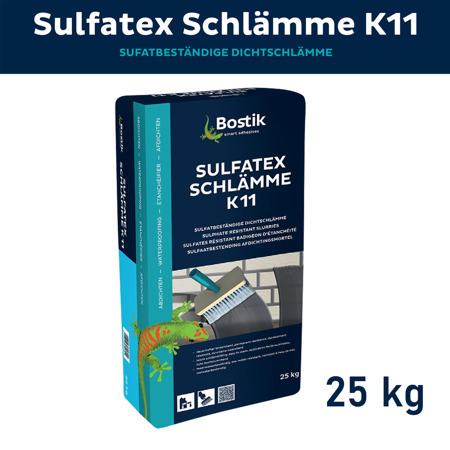 BOSTIK K11 SULFATEX SCHLÄMME Bauwerks Abdichtung 25 KG