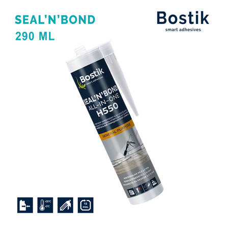 BOSTIK Seal'N'Bond Montagekleber Klebstoff Dichtmasse Kartusche 290 ML weiß