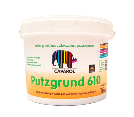 CAPAROL Putzgrund 610 Spezial-Grundierfarbe Haftgrundierung 25 KG Weiß
