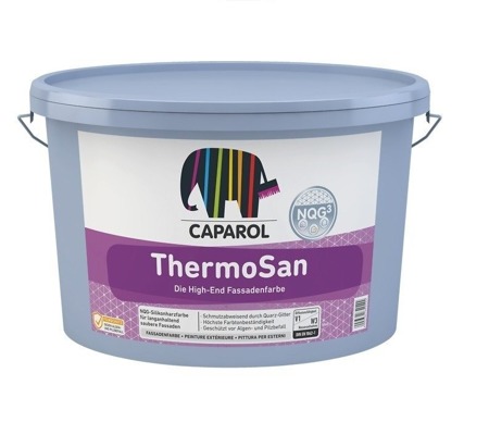 CAPAROL Thermosan NQG Siliconharz Fassadenfarbe 7,5L Weiß