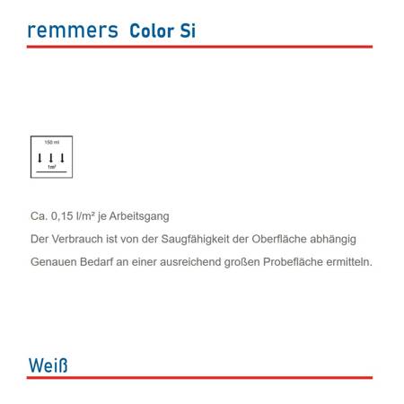 Color Si Silikat-Innenwandfarbe im iQ-Therm-System Waschbeständige Weiß 5 L NEU
