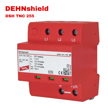 DEHN TNC 255 DSH Überspannungsableiter Schutz Endgeräte Blitzschutz Blitzable