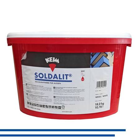 KEIM Soldalit  - Universelle silikatische Fassadenfarbe Weiß 5 KG