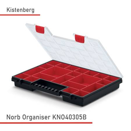 Kistenberg NORB Organizer KNO40305B Robuster Korpus 399 x 303 x 50 mm
