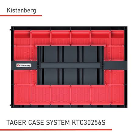 Kistenberg Organizer TAGER CASE KTC30256S Ausziehbarer Behälter 41 x 29 x 29 cm