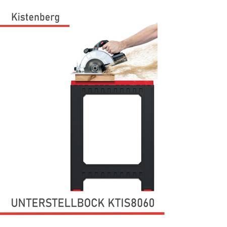 Kistenberg Unterstellbock KTIS8060 Tragfähigkeit 175 kg 580 x 415 x 770 mm