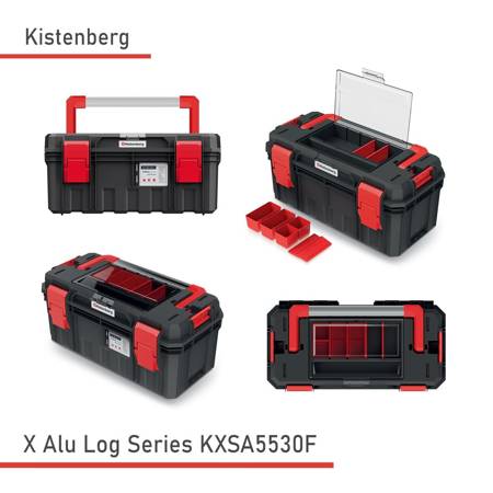 Kistenberg X-Block ALU LOG KXSA5530F robuster Werkzeugkasten 550 x 250 x 264 mm