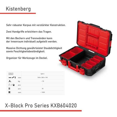 Kistenberg X SERIES Kompatible Werkzeugkä robuste und langlebige 3 Varianten NEU