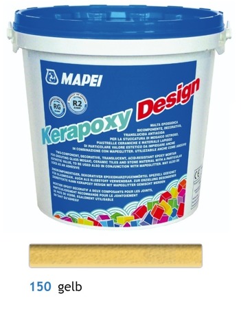 MAPEI Kerapoxy Design - Epoxidharzfugenmörtel Gelb 150 3 KG