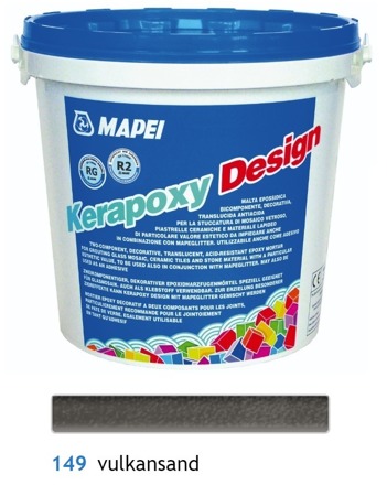 MAPEI Kerapoxy Design - Epoxidharzfugenmörtel Vulkansand 149 3 KG