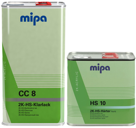 Mipa 2K-HS-Premium-Klarlack "CC8", +Härter(kurz)