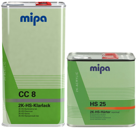 Mipa 2K-HS25-Premium-Klarlack "CC8", +Härter(kurz)