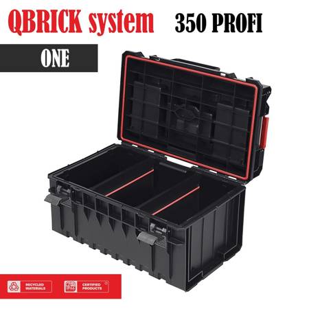 Modularer Werkzeugkasten, Organizer QBRICK SYSTEM ONE 350 PROFI, Sicherheitswerkzeuge