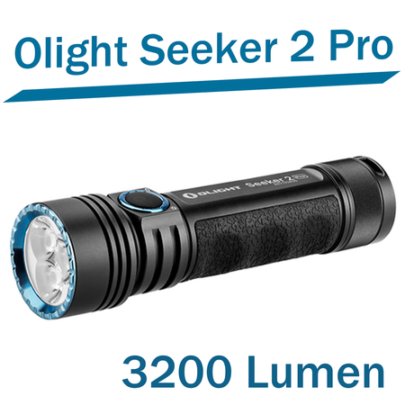 OLIGHT SEEKER II Pro 3 x LED 3200 Lumen Wasserdicht 5000 mAh Wasserdicht: IPX8