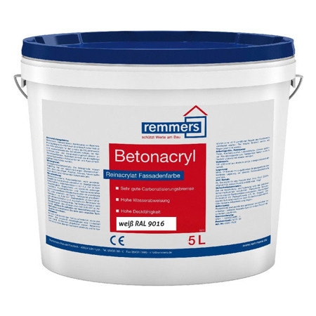 OUTLET Remmers Color PA Betonacryl Betonfarbe Fassadenfarbe (kurzes MHD) Weiß 5L