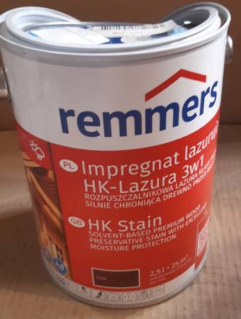 Outlet Remmers Aidol HK Lasur 2,5 L Holzlasur Holzschutz - teak