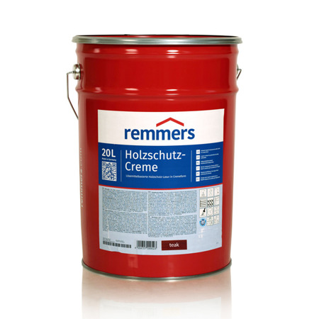 Outlet Remmers Holzschutz-Creme 20 L Holz Lasur für Außen - Teak