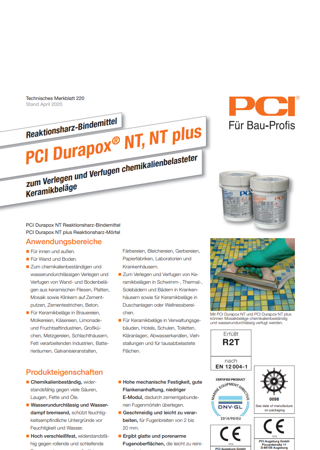 PCI Durapox NT plus Reaktionsharz Klebemörtel Keramikbeläge 4 KG 02 bahamabeige