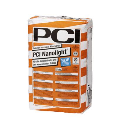 PCI Nanolight Flexmörtel Flexkleber Mörtel Fliesen Kleber 15 KG