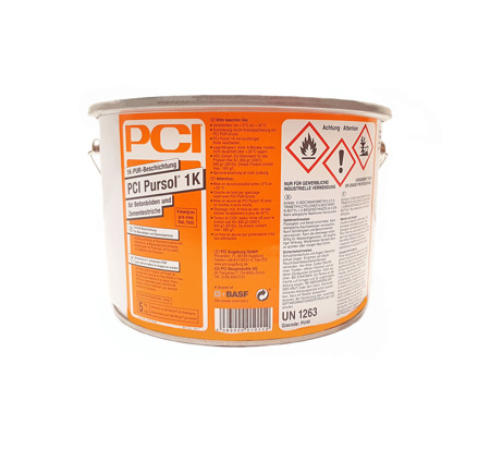 PCI Pursol® 1K 5 kg in RAL 7032 kieselgrau Boden-Beschichtung Balkon Terrasse