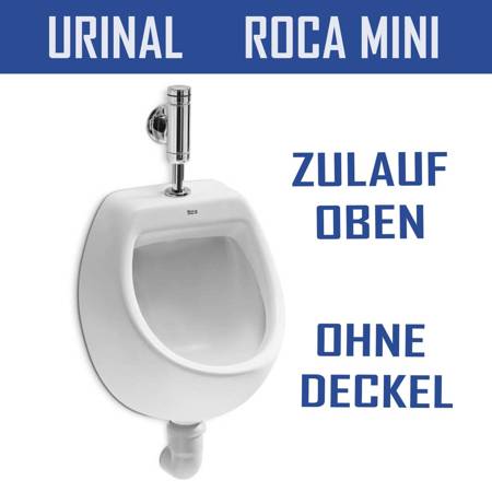 Urinal Roca Mini Zulauf von Oben weiß 