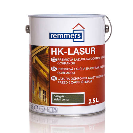 Remmers Aidol HK Lasur 2,5 L Holzlasur Holzschutz - 	SALZGRÜN