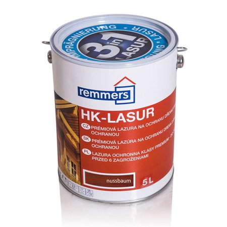 Remmers Aidol HK Lasur 5 L Holzlasur Holzschutz - Nussbaum