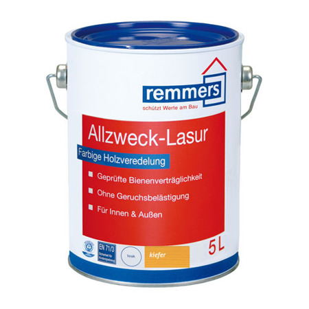 Remmers Allzweck Lasur 2,5 L Holzlasur Acrylat Lasur - Kiefer