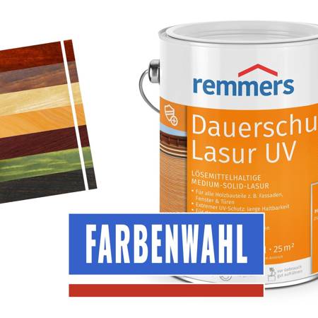 Remmers Dauershutz-Lasur Langzeit-Lasur UV 2,5 L Holzschutz - alle Farben
