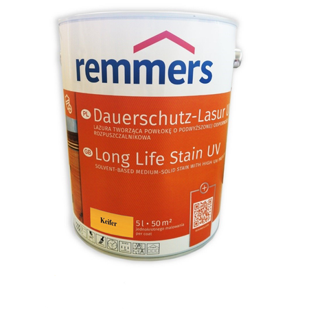 Remmers Dauershutz-Lasur Langzeit-Lasur UV 5 L Holzschutz Holzlasur - Kiefer