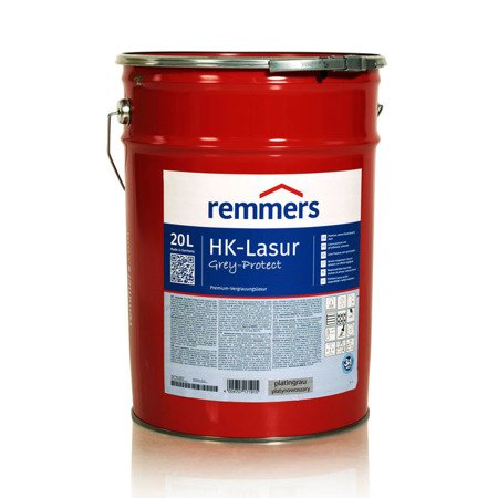 Remmers HK-Lasur Grey-Protect 20 L Holzlasur Holzschutz - Platingrau