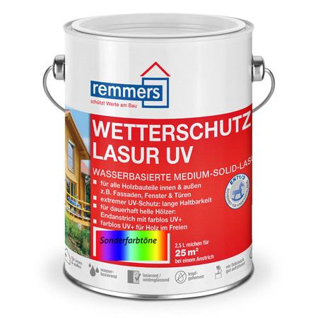 Remmers Wetterschutz Lasur UV 5 L Holzschutzgel - Sonderfarbtöne