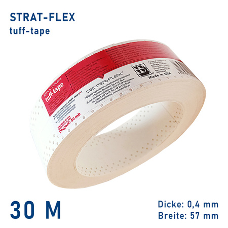 STRAIT-FLEX TUFF-TAPE Eckschiene Trockenbau Gipskarton Fugenband Made im USA 30m
