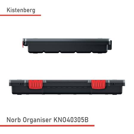 Satz 10 x Stück Kistenberg NORB Organizer KNO40305B 399 x 303 x 50 mm