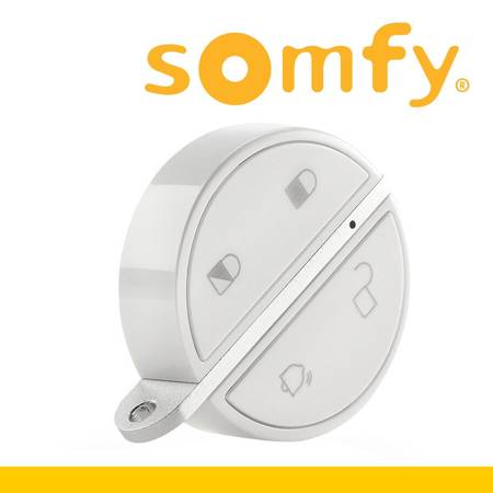 Somfy KeyFob 2-in-1 Funksender & Chipausweis Sicherheitssystem Überwachungsmodus