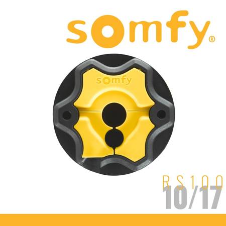 Somfy RS100 iO 10/17 VVF 3m Funk Rollladenmotor Antrieb + Adapter LT 50 SW 60 ED
