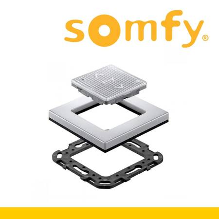 Somfy Smoove Origin iO Pure inkl. Smoove Rahmen für Rollladen Markise 