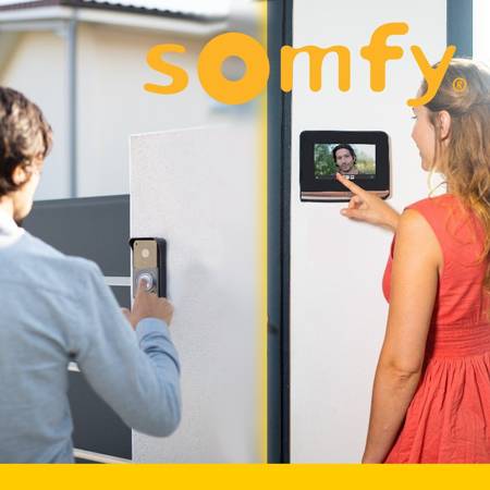 Somfy Videosprechanlage V500 iO PREMIUM Türsprechanlagen mit AC adapter PRO