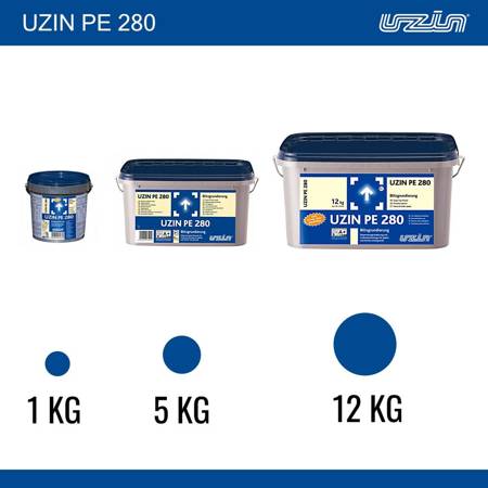 UZIN PE 280 Blitzgrundierung Dispersionsgrundierung mit Carbontechnologie 1 kg