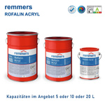 Remmers Rofalin Acryl Weiß RAL 9016 5L – Wetterschutzfarbe für Holz außen