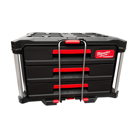 Milwaukee MODULARE WERKZEUGKASTEN PACKOUT 3 DRAWER TOOL BOX 560 x 410 x 360 IP65