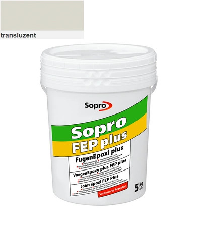 SOPRO FUGENEPOXI PLUS FEP Epoxi Epoxidharz Fugenmörtel 5 KG Transluzent