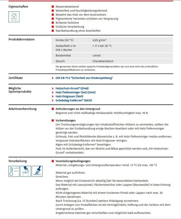 Remmers Pflege Öl 0,75 L Holzöl Terrassenöl Gartenmöbelöl - Douglasie