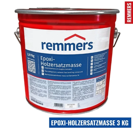 Remmers EPOXI-HOLZERSATZMASSE 3kg 2-składnikowa masa wyrównująca