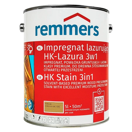 Remmers HK Lasur Holzlasur Holzschutz - Hemlock 5 L